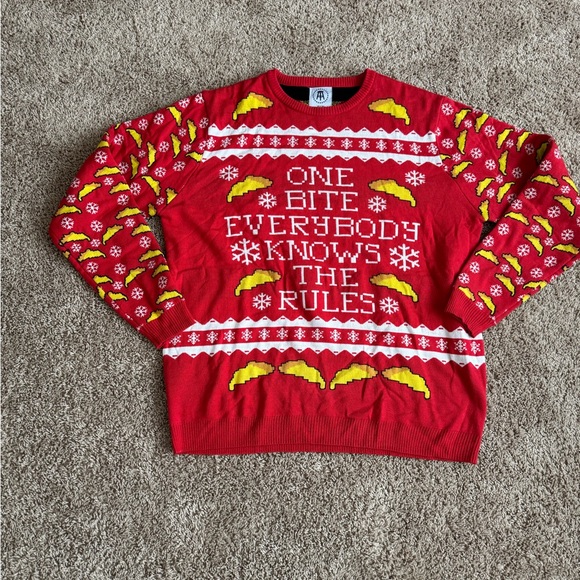 Barstool Other - Barstool Sports Dave Portnoy One Bite Ugly Christmas Sweater Men’s Size XXL